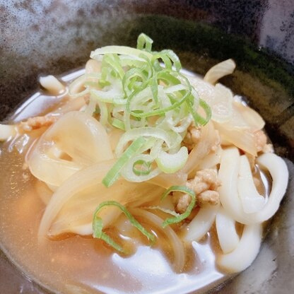 和風で食べやすく、美味しいカレーうどんですね！ひき肉しかなかったので代用しました。ネギは高くて市販の刻みネギに頼りました！ありがとうございます！